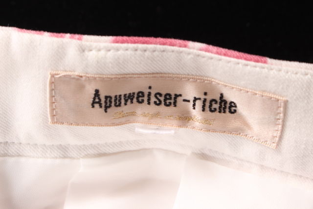 アプワイザーリッシェ Apuweiser-riche 17SS シャドー フラワー タック フレア スカート /ek0418 レディース_画像4