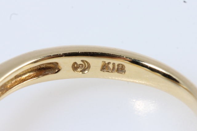 tasaki рисовое поле мыс TASAKI кольцо жемчуг K18YG 7 номер желтое золото ahm0507 женский 