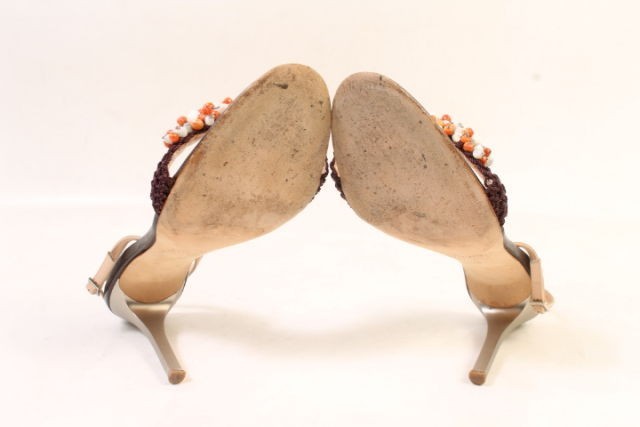  Giuseppe Zanotti design GIUSEPPE ZANOTTI DESIGN sandals high hi- ruby z ankle strap 38 tea Brown /*a0520