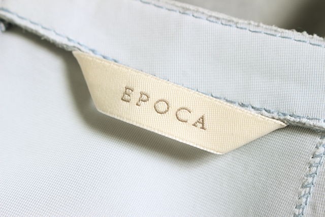 エポカ EPOCA 16SS セットアップ ジャケット スカート ボンディング スウェード レザー 40 青 ブルー /sh0508 レディース_画像4