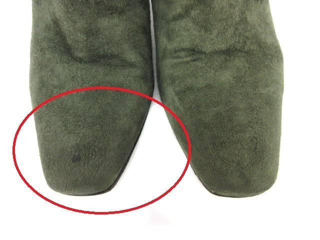  Bally BALLY ботинки Short кожа лента 35 зеленый зеленый /hn женский 