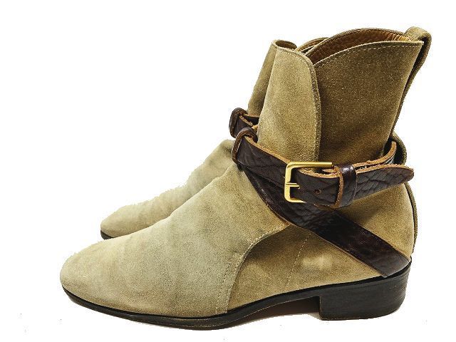 イヴサンローラン YVES SAINT LAURENT RONNIE ロニー スエード レザー