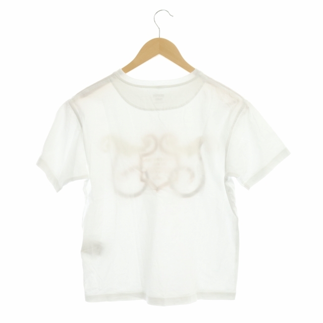 エルメス HERMES L'INSTRVCTION DV ROY Tシャツ カットソー 半袖 34 白