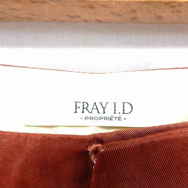 フレイアイディー FRAY I.D パンツ ショートパンツ キュロット ポケット シンプル 00 茶 ブラウン /ST9 レディース_画像3