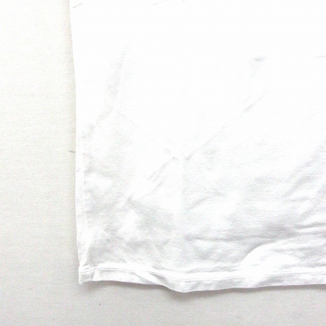 ボールジー BALLSEY トゥモローランド Tシャツ カットソー 切替部分シルク 丸首 半袖 綿 38 ホワイト 白 /FT16 レディース_画像6