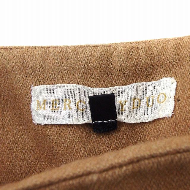  Mercury Duo MERCURYDUO брюки юбка-брюки плиссировать Short шерсть F Camel чай /FT38 женский 