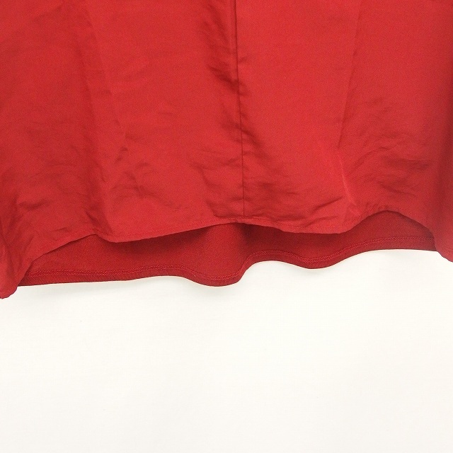 ロペピクニック ROPE Picnic カットソー Tシャツ Vネック 切替 無地 シンプル 半袖 38 赤 レッド /TT20 レディース_画像5