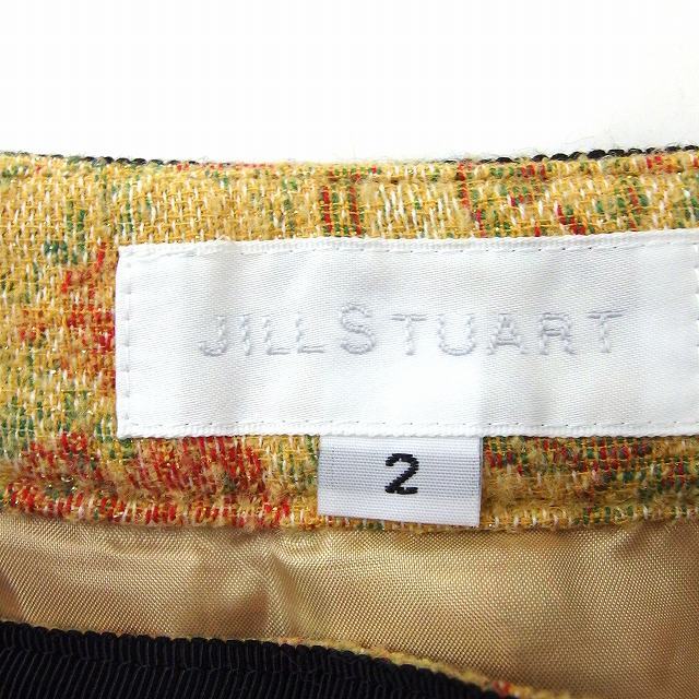  Jill Stuart JILL STUART юбка общий рисунок ламе . шт. форма колено длина хлопок хлопок 2 желтый желтый /FT31 женский 