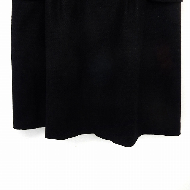 アナトリエ ANATELIER スカート ミニ フレア ウエストゴム シンプル 36 ブラック /ST35 レディース_画像5