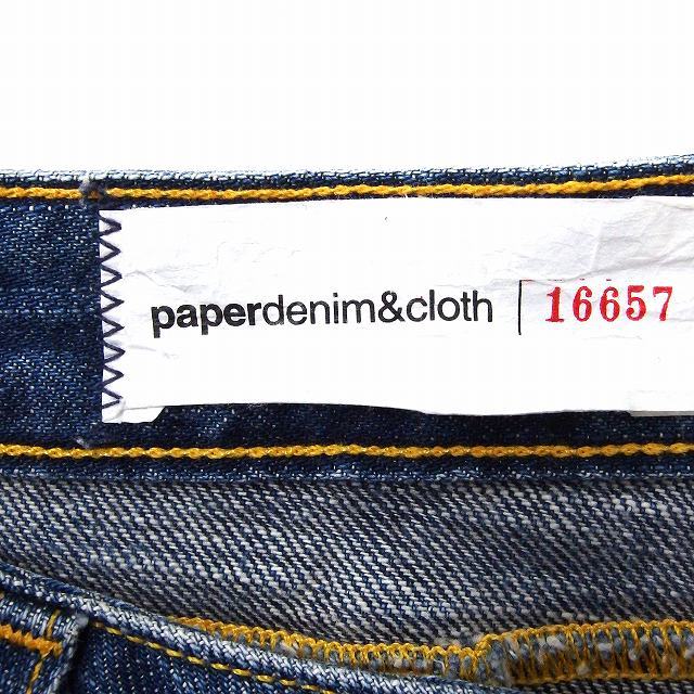  Paper Denim & Cross PAPER DENIM&CLOTH skirt Denim pcs shape Mini Zip 25 blue blue /FT26 lady's 