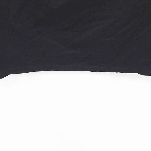  Buona Giornata BUONA GIORNATA tunic pull over ound-necked dore-p plain simple long sleeve S black black /TT28 lady's 
