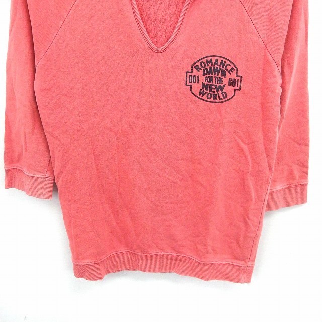 ロデオクラウンズ Rodeo Crowns カットソー Tシャツ 襟付き バックプリント 長袖 ピンク /ST53 レディース_画像5