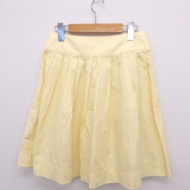  Nimes NIMES юбка gya The - колено длина одноцветный простой хлопок хлопок 1 желтый желтый /FT8 женский 
