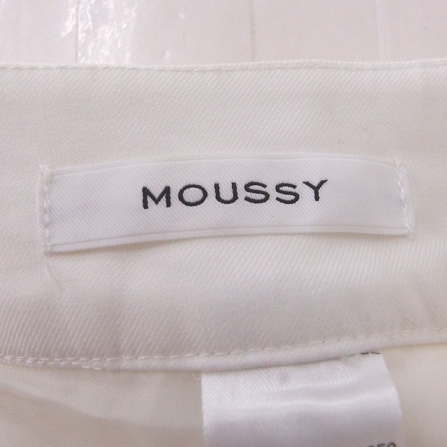  Moussy moussy брюки A линия Wide Long одноцветный простой 1 белый /FT5 женский 