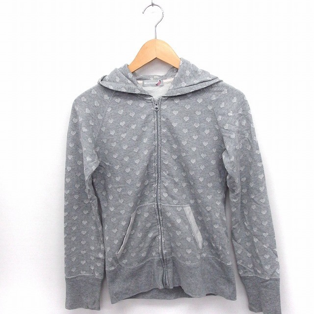  Beams Boy BEAMS BOY Parker Zip up Heart pattern cotton cotton la gran sleeve long sleeve gray ash /TT35 lady's 