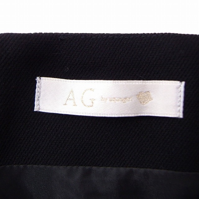 エージーバイアクアガール AG by aquagirl パンツ ショート ビッグポケット 無地 シンプル S ブラック 黒 /FT3 レディース_画像3