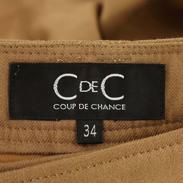 クードシャンス CdeC COUP DE CHANCE ショートパンツ ウール 34 茶 /AO レディース_画像3