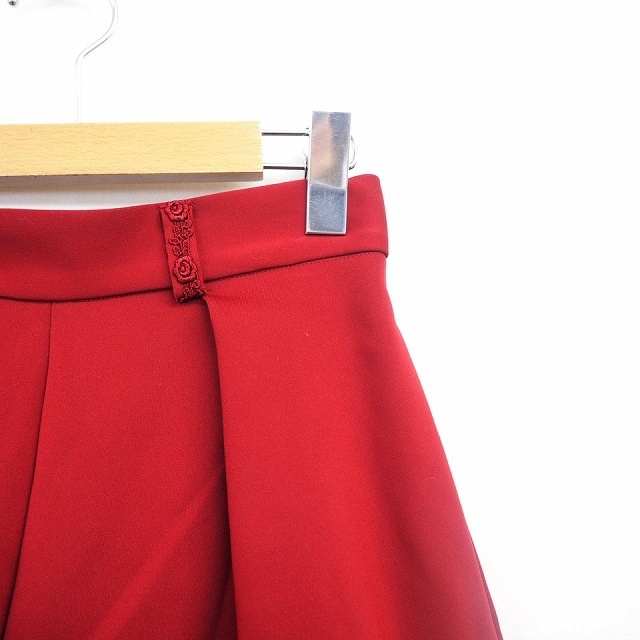  swing ruSwingle culotte pants bottoms flair race plain simple Mini Short 1 red red /MT20 lady's 