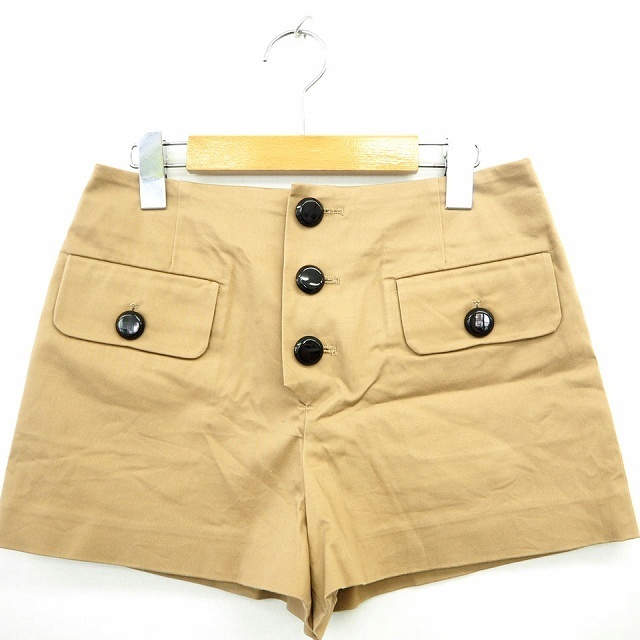  Rosebullet rosebullet pants bottoms show bread Short plain simple Mini 2 beige light brown /MT27 lady's 