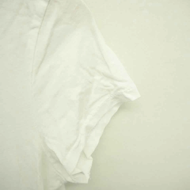 リーバイス Levi's Tシャツ カットソー ボックスロゴ 丸首 薄手 綿 コットン 半袖 S 白 赤 ホワイト レッド /TT12 レディース_画像6