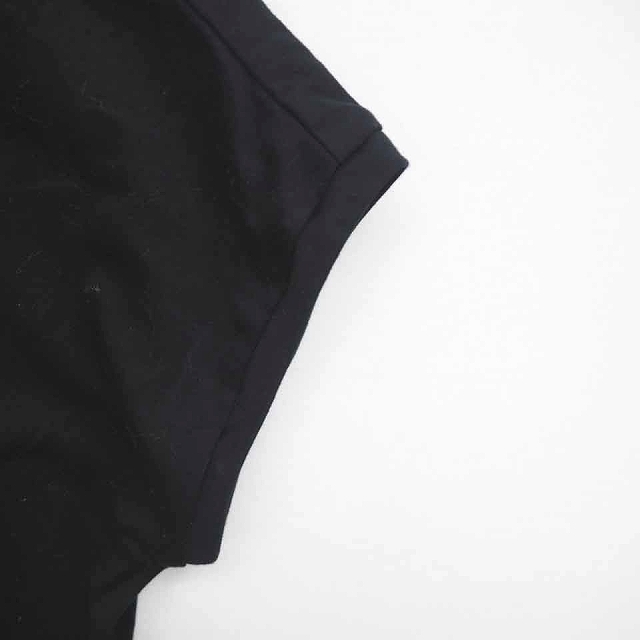 エムセブンデイズ M7days カットソー Tシャツ ボートネック 無地 シンプル 綿 コットン 半袖 2 黒 ブラック /TT12 レディース_画像6