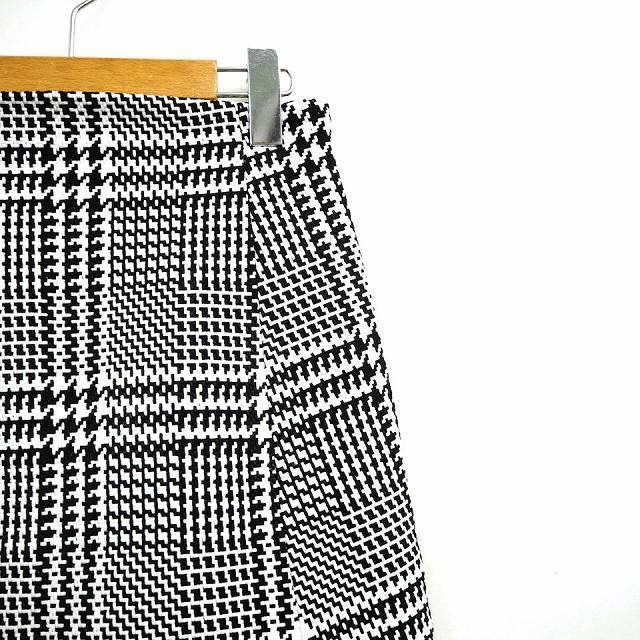  McAfee MACPHEE Tomorrowland юбка шт. форма колено длина общий рисунок шерсть S черный белый чёрный белый /MT8 женский 