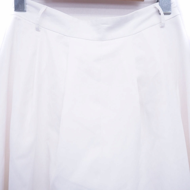  Cecil McBee CECIL McBEE pants bottoms wide s car cho long plain simple tuck M eggshell white white /HT17 lady's 