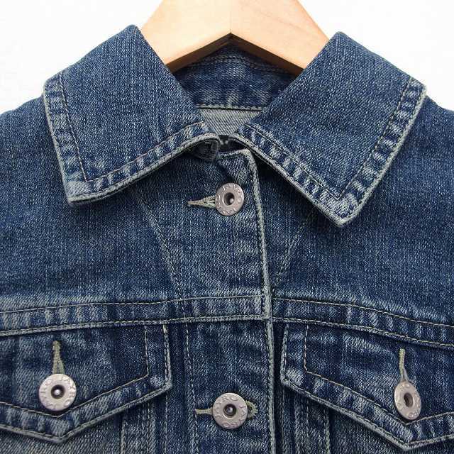  Gyro JAYRO jacket G Jean denim jacket cotton cotton Denim woshu processing M blue blue /HT6 lady's 