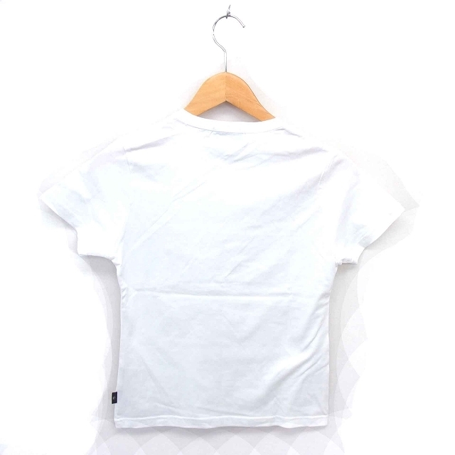 ナチュラルビューティーベーシック NATURAL BEAUTY BASIC Tシャツ カットソー 丸首 無地 半袖 L ホワイト 白 /TT26 レディース_画像2