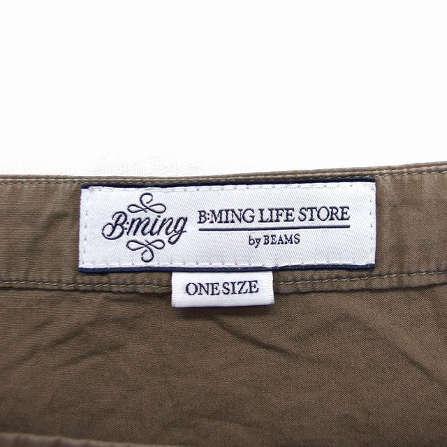 ビーミングバイビームス B:MING LIFE STORE by BEAMS 9分袖 シャツ ブラウス ボートネック 無地 綿 ONE カーキ /FT16 レディース_画像3