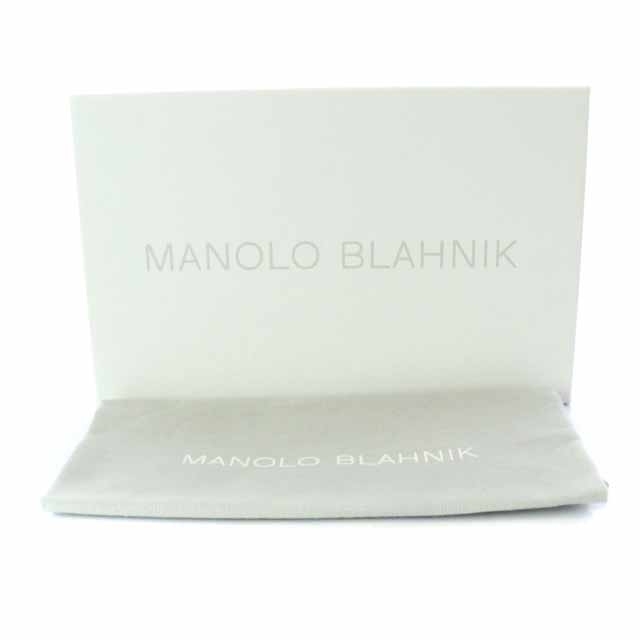 マノロブラニク MANOLO BLAHNIK KIETTA パンプス スエード ポインテッドトゥ ハイヒール 37.5 24.5cm 茶 ブラウン 99WKETSUE090 /RY49_画像8