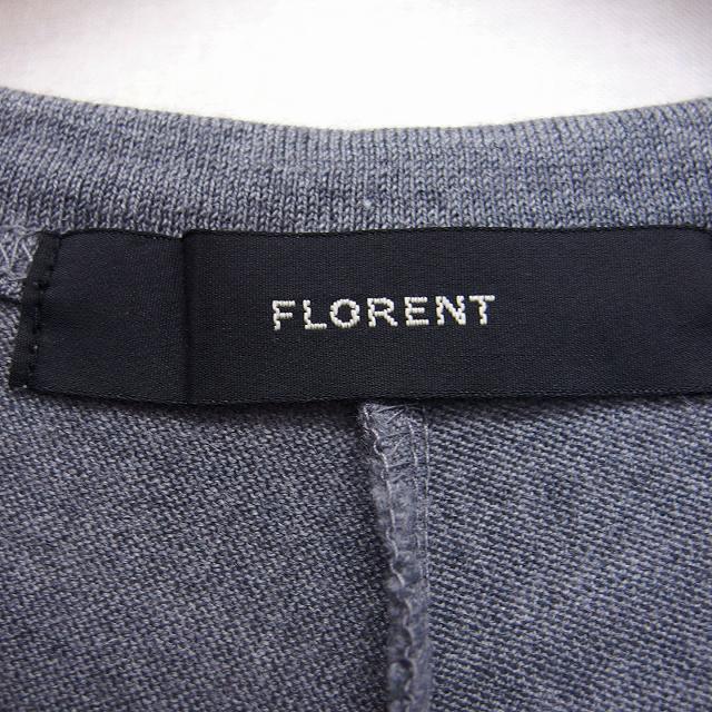  Florent FLORENT One-piece туника I линия Mini круглый вырез 7 минут рукав шерсть шерсть одноцветный простой серый пепел /HT23 женский 