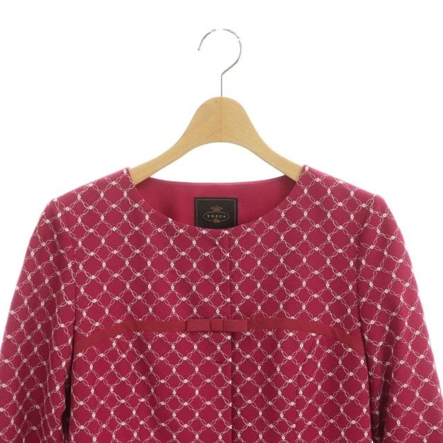 完売品 美品 TOCCA EMB. 刺繍 CLOVER コート