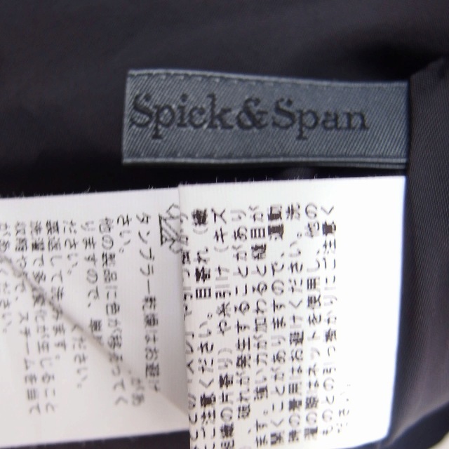 スピック&スパン Spick&Span フレア スカート ひざ下丈 無地 シンプル 34 ブラック 黒 /FT40 レディース_画像3