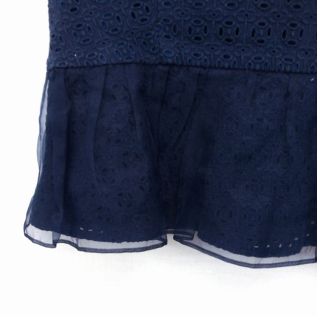  Cynthia Rowley CYNTHIA ROWLEY lace bra light pe plum short sleeves ound-necked auger nji-2 navy navy blue /FT5 lady's 