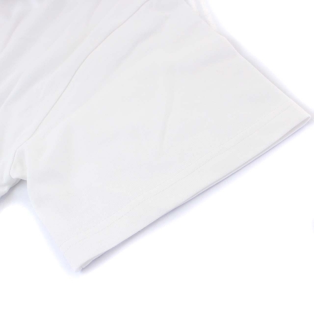 エンフォルド ENFOLD 21SS ブロック天竺スタンドネック ルーズT-SHIRT 半袖 Tシャツ カットソー 無地 オーバーサイズ 38 M 白 ホワイト_画像7