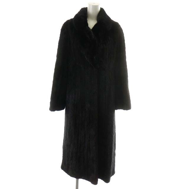 サガミンク SAGA MINK Superb Quality Ranched Mink 毛皮コート ロング ...