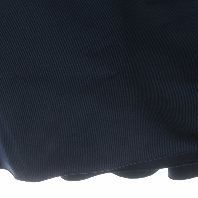 エムプルミエ ブラック M-Premier BLACK タックフレアスカート 膝丈 34P 紺 ネイビー /DO ■OS レディース_画像8