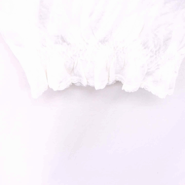 組曲sis クミキョクシス KUMIKYOKU SIS カットソー ニット スクエアネック 薄手 半袖 2 ホワイト 白 /TT12 レディース_画像8