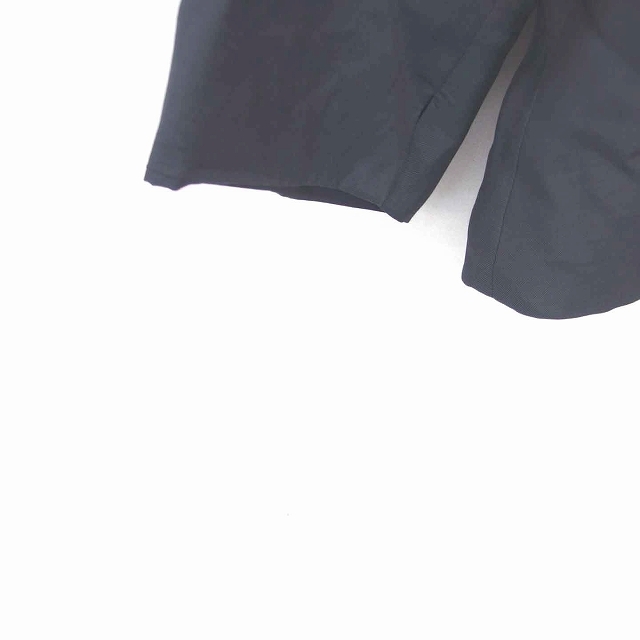 デミルクス ビームス Demi-Luxe BEAMS ジャケット ショールカラー 総裏地 薄手 七分袖 38 チャコールグレー /TT27 レディース_画像6