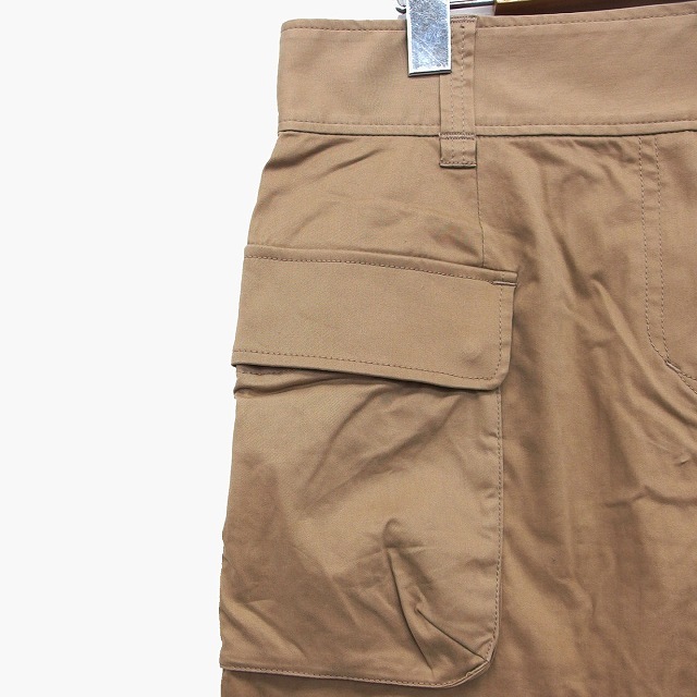  American Rag Cie AMERICAN RAG CIE cargo юбка шт. форма колени длина одноцветный простой разрез хлопок хлопок F бежевый /HT8 женский 