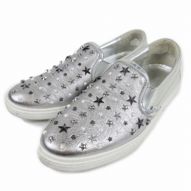 ジミーチュウ JIMMY CHOO スター スタッズ スリッポン スニーカー 星型