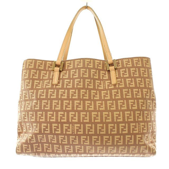 オリジナルデザイン手作り商品 【FENDI】トートバッグ ズッカ柄 ラメ