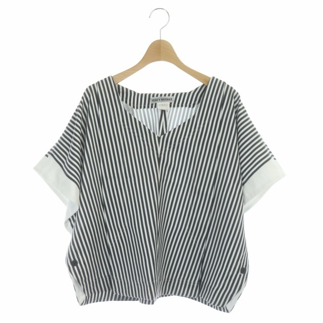 新しい トップス ポンチョ ストライプ 15SS MIYAKE ISSEY イッセイ