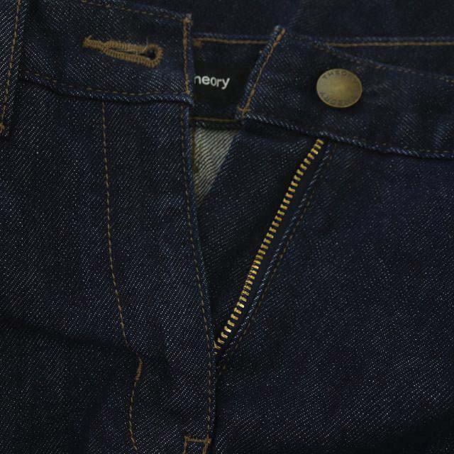 セオリー theory 22SS Classic St Denim Treeca D デニムパンツ ジーンズ テーパード スリム 23 紺 ネイビー /DF ■OS レディース_画像4