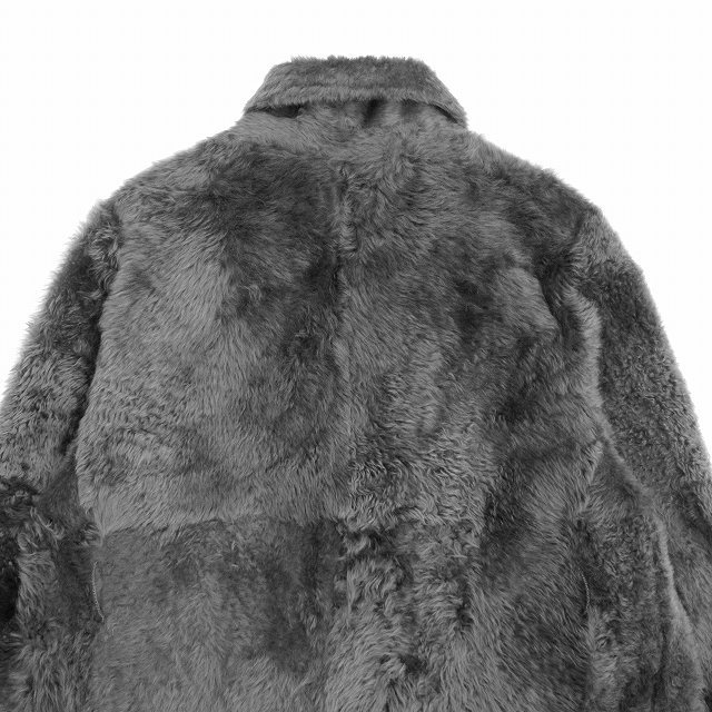 最新人気 羊革 ボタンレス コート ロング ムートン フィービー期 Philo