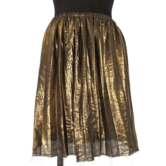 ISABEL MARANT イザベルマランエトワール メタリックプリーツスカート