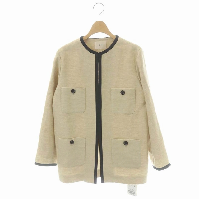生まれのブランドで MANTECO IENA イエナ 未使用品 ノーカラーツイード