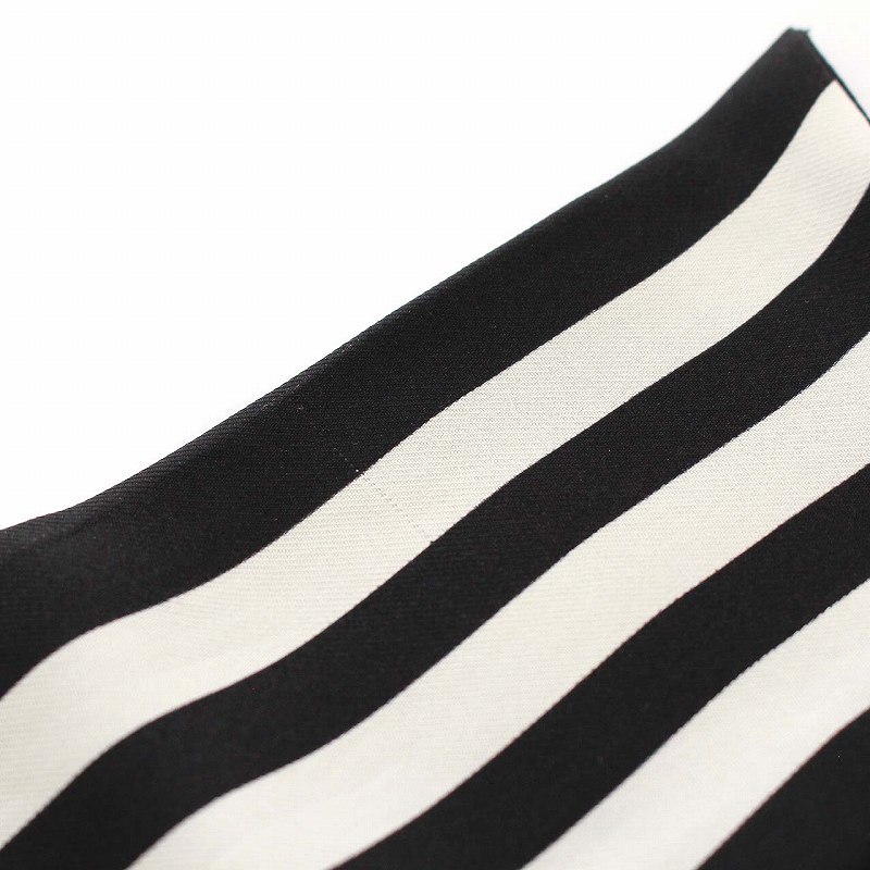 グッチ GUCCI 22SS adidas ストライプ シルク ネックボウ スカーフ 黒