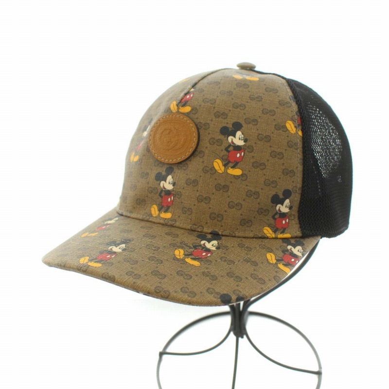 グッチ ディズニー GG Supreme Mickey Mouse Baseball Cap GG